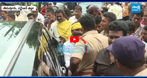 TDP Rowdies Roundup YSRCP Leaders Cars and Vehicles In Tiruvuru 1