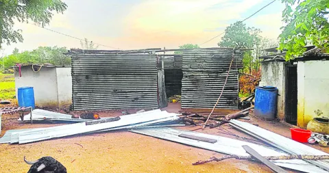 ఈదురు గాలుల బీభత్సం