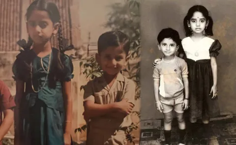 Actor Nani Birthday Wishes To His Sister Deepthi With Old Photo