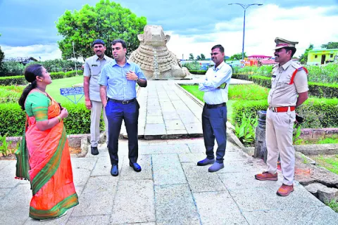 లేపాక్షిలో జిల్లా స్థాయి యోగా దినోత్సవం 