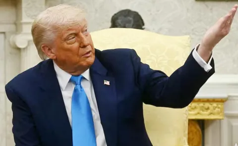 USA Donlad Trump Slams Reporter Over Qatar Jet Question4