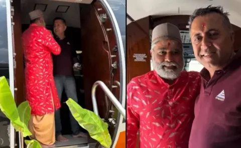 Bengaluru Mystery Man Buys A Rs.200 Crore Private Jet Ambani Pandit shares video9