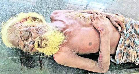 గుర్తు తెలియని వాహనం ఢీకొని.. 