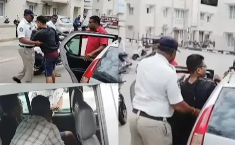 Drunken Police Constables Hulchul In Tirumala6