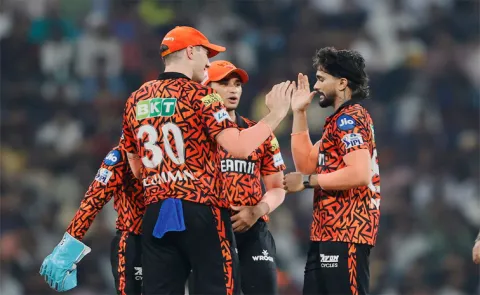 RCB stumble against SRH in IPL 20256