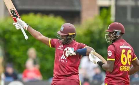 West Indies Matthew Forde smashes joint-fastest fifty in ODI history7