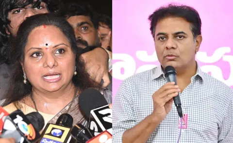 BRS KTR Press Meet Over MLC Kavitha Issue3