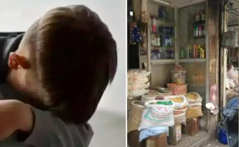 Boy Accused Stealing Packet Chips