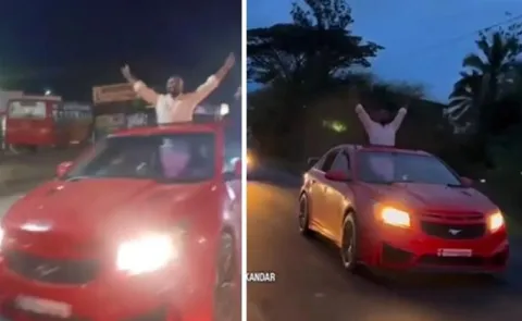 Karnataka Accused welcome after bail arrested again13