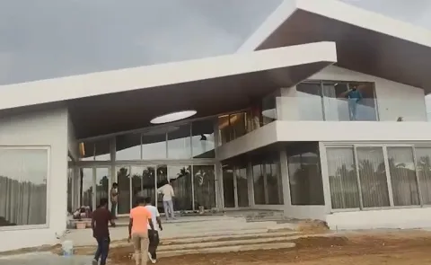 Chandrababu Naidu New palace In Kuppam
