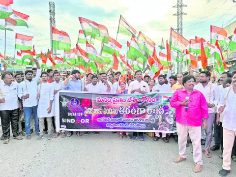 దేవరకొండలో తిరంగా ర్యాలీ