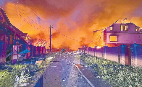 Russia launches missile and drone attack on Kyiv