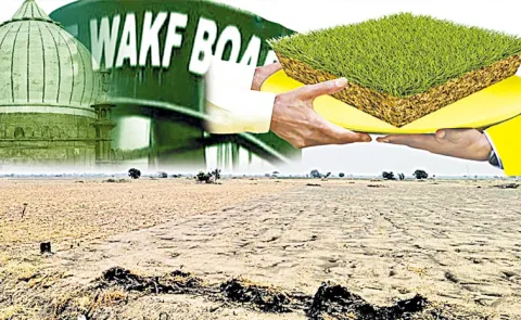 TDP Govt Occupies Waqf Lands: Andhra pradesh