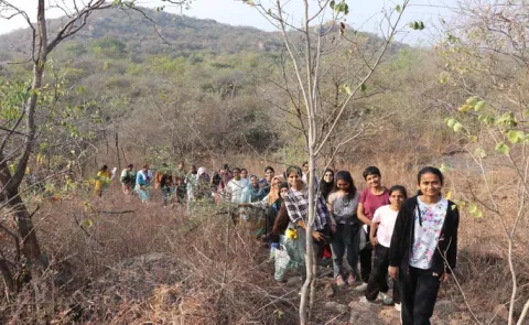 Nocturnal Walk held at the Manchirevula Forest Trek Park