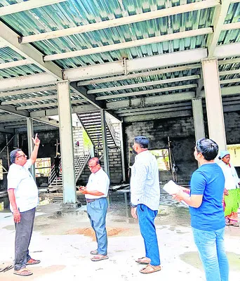ఏటీసీ పనుల పరిశీలన