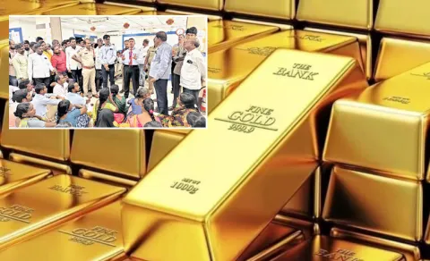 sbi bank gold theft mulugu district 