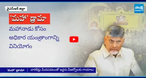 Chandrababu Use Govt Officials in Mahanadu Works