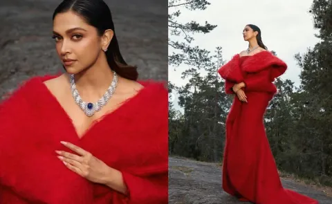 Spirit Row Deepika Padukone dazzles in a dipped-in-red avatar during a recent appearance13