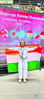 ఏషియన్‌ కరాటే చాంపియన్‌ అంజనా శ్రీవేణి 