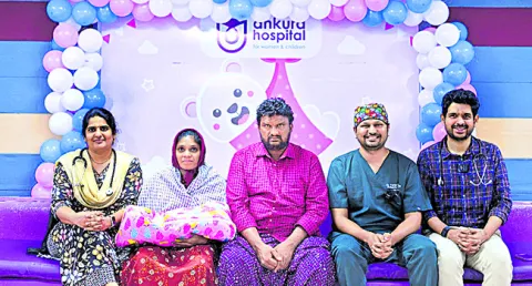 అరుదైన లోపంతో పుట్టిన శిశువును కాపాడారు 