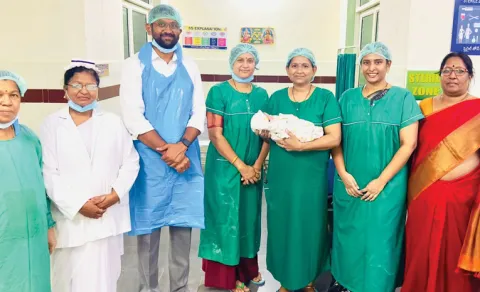 Collector Jitesh V Patil Wife Gives Birth In Govt Hospital