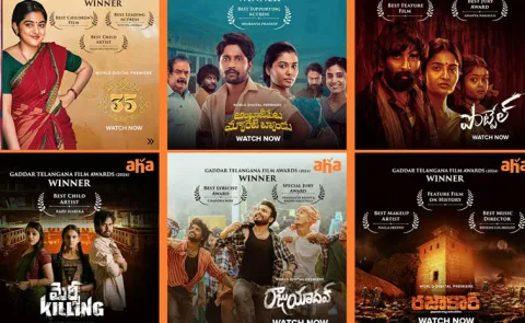 Gaddar Awards 2024: OTT Platform AHA Films Win Most Awards