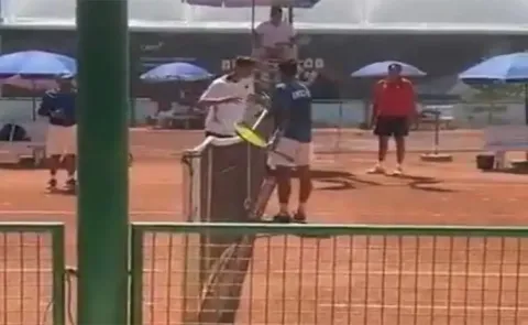 U16 Davis Cup: Pakistan Tennis Player Unsportsmanlike Behaviour Towards Indian Counterpart5