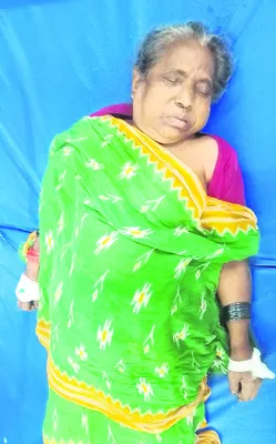 గుర్తు తెలియని వృద్ధురాలి మృతి 