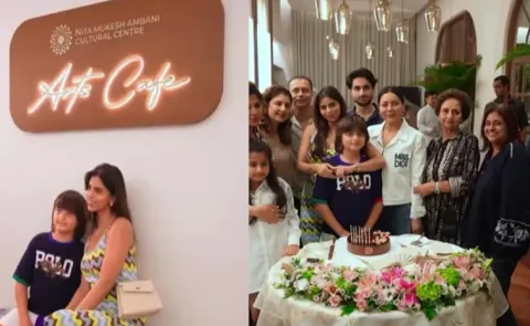 SRKs Son AbRam Celebrates 12th Birthday With Mom Sis At NMACC7