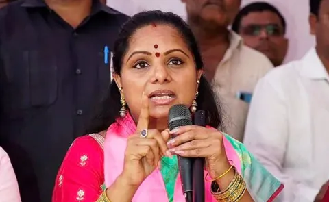 mlc kavitha comments on brs merge with bjp4