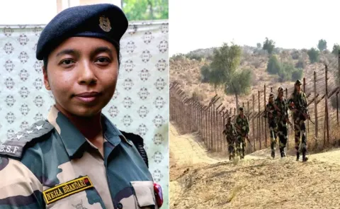 neha bhandari, lone bsf officer who commanded border outpost along ib during operation sindoor12