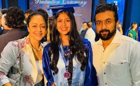 Suriya Daughter Diya School Graduation