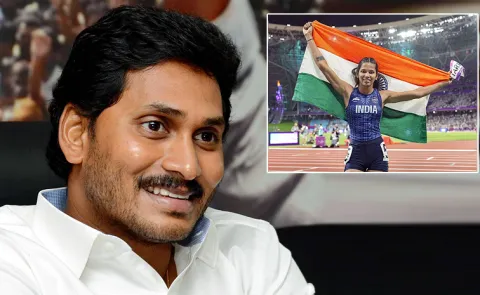 ys jagan congratulations to Jyothi Yarraji