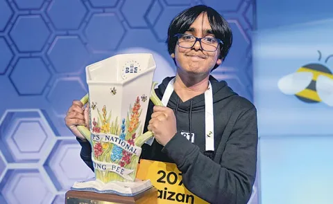 Hyderabad-origin Zaki wins Scripps National Spelling Bee in US