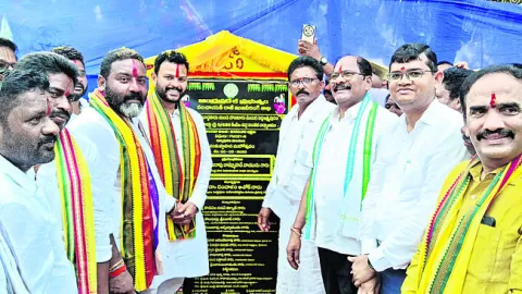 వంతెనల నిర్మాణానికి శంకుస్థాపన 