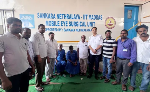 Shankar Nethralaya eye camp in CM Revanths village Kondareddypalli