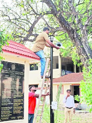 ముమ్మరంగా సుందరీకరణ పనులు