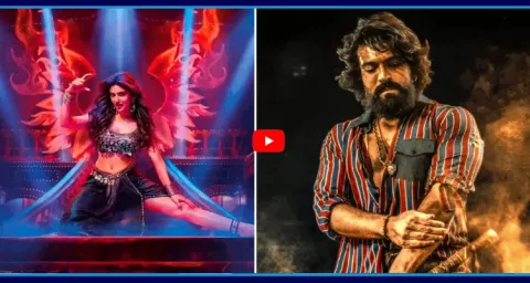 Actress Sreeleela Sets the Stage On Fire With Ram Charan In Peddi Item Song1