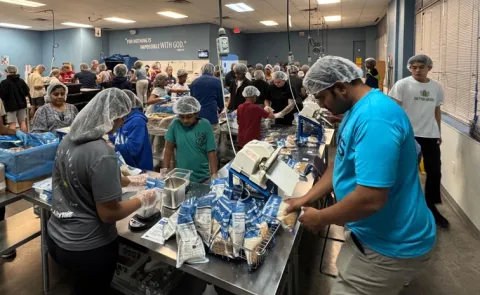 Food donation by Nats Dallas chapter13