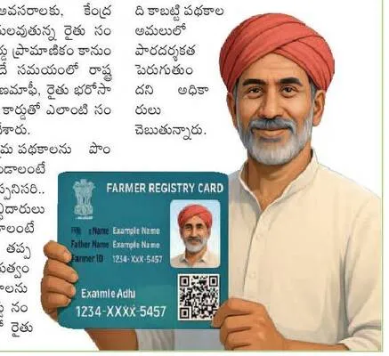 ఇక ప్రతి రైతుకు గుర్తింపు!
