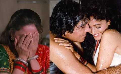 Vinod Khanna And Madhuri Dixit   Controversy Scenes in dayavan