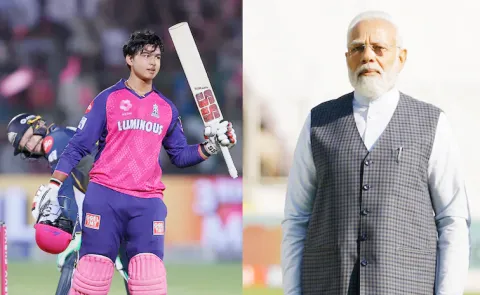PM Modi Lauds 14 YO Cricket Sensation RR Vaibhav Suryavanshi5