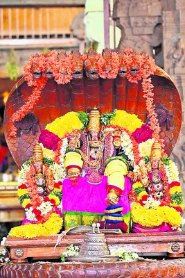శేష వాహనంపై అహోబిలేశుడు 
