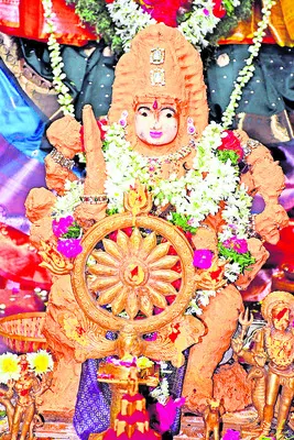 భద్రకాళి అమ్మవారికి  గంధోత్సవం
