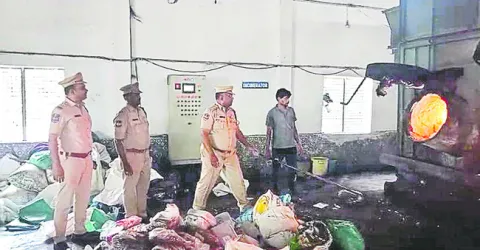 రూ.10 కోట్ల విలువైన గంజాయి దహనం
