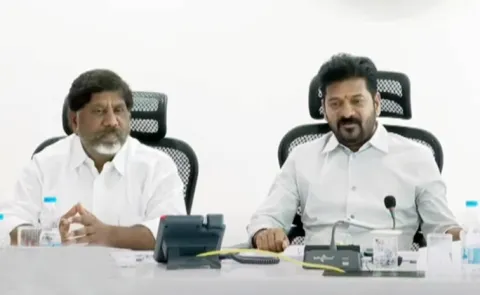 CM Revanth and DY CM Mallu Review Meeting After Mock Drill
