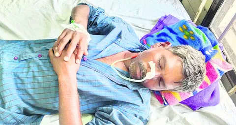 కౌలురైతు ఆత్మహత్యాయత్నం