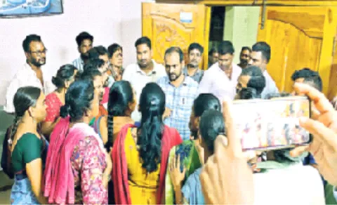 public problems road expansion at srikakulam district