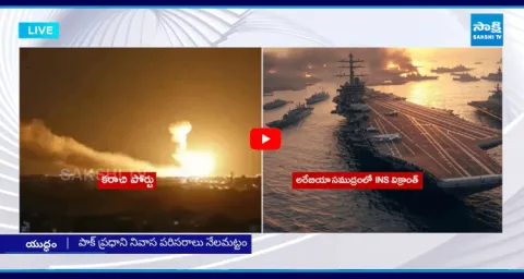  India Pakistan War Explosion Near Karachi Port  1