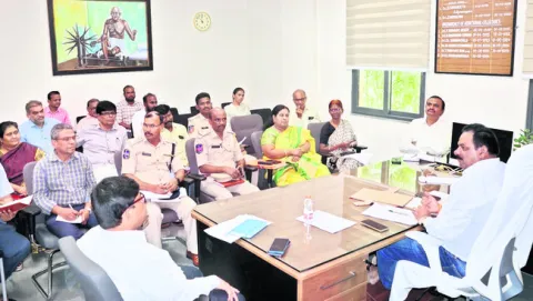 రాష్ట్ర అవతరణ దినోత్సవానికి ఘనంగా ఏర్పాట్లు 